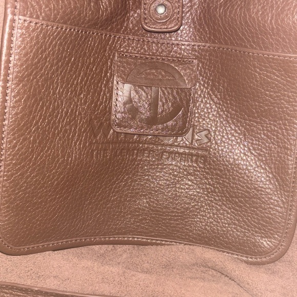 TELFAR -WILSONS LEATHER MEDIUM CARRY BAG/CHOCOLATE - Picture 13 of 16